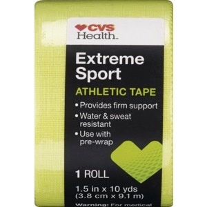 slide 1 of 1, CVS Health Extreme Sport Athletic Tape, Green, 1 ct