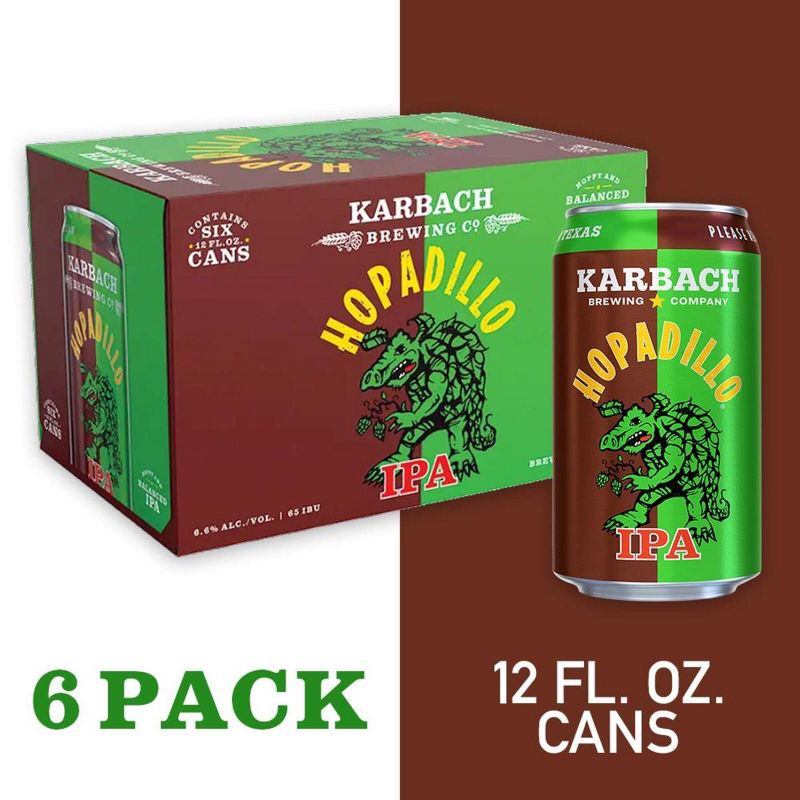 slide 2 of 9, Karbach Brewing Co. Karbach Hopadillo IPA Beer - 6pk/12 fl oz Cans, 6 ct; 12 fl oz