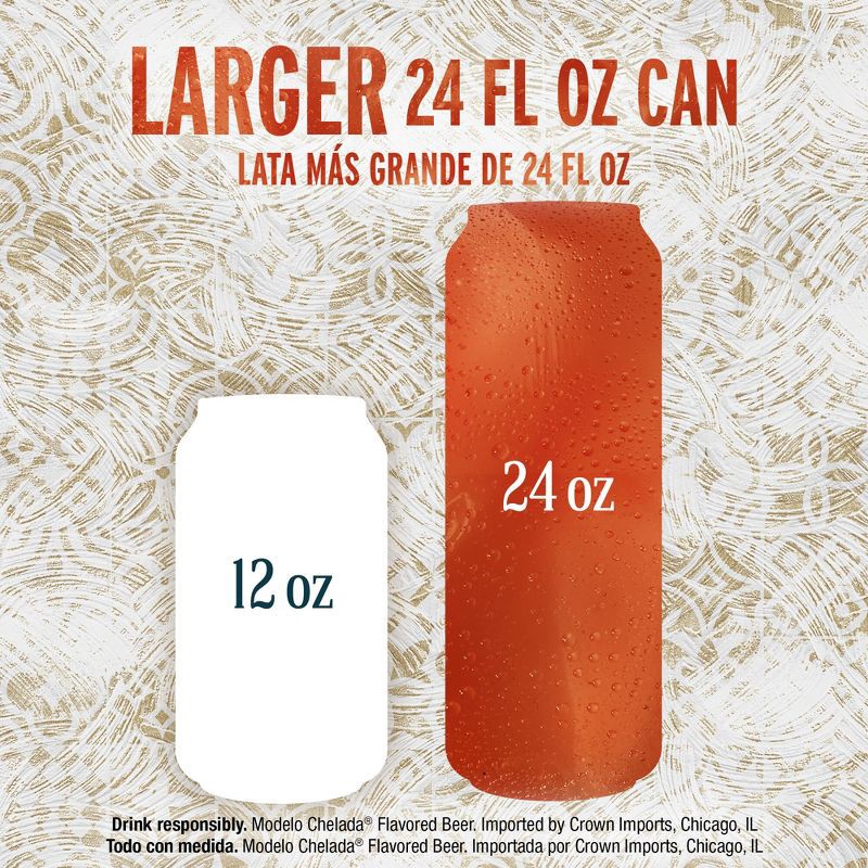 slide 4 of 10, Modelo Especial Modelo Chelada Especial Beer - 24 fl oz Can, 24 fl oz