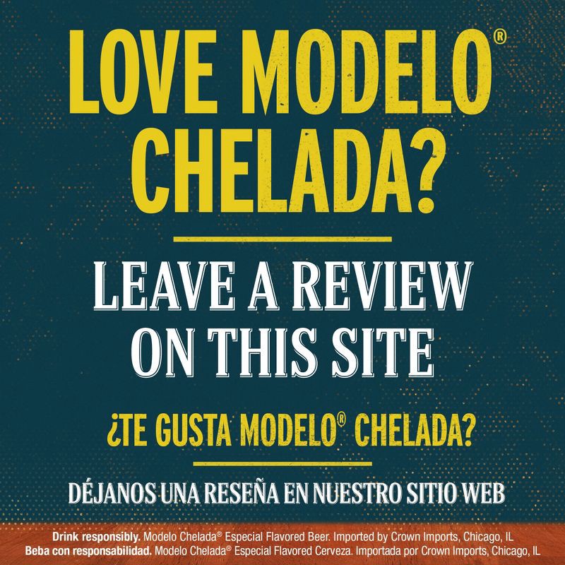 slide 9 of 10, Modelo Especial Modelo Chelada Especial Beer - 24 fl oz Can, 24 fl oz