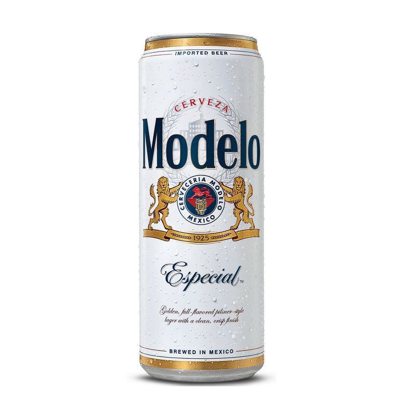 slide 1 of 8, Modelo Especial Lager Beer - 24 fl oz Can, 24 fl oz