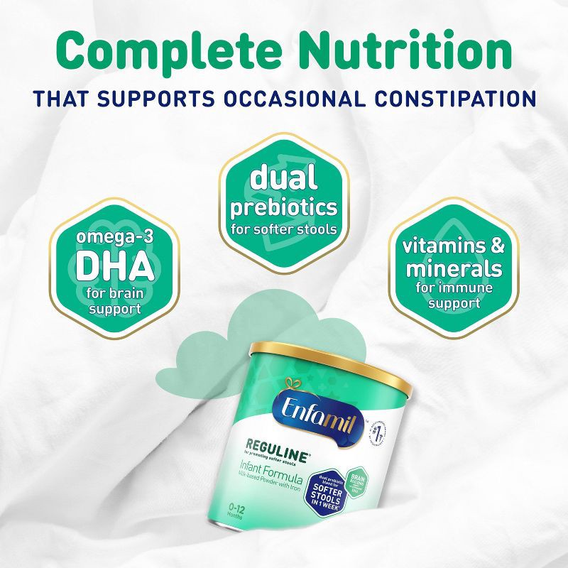 slide 4 of 12, Enfamil Reguline Powder Infant Formula - 12.4oz, 12.4 oz