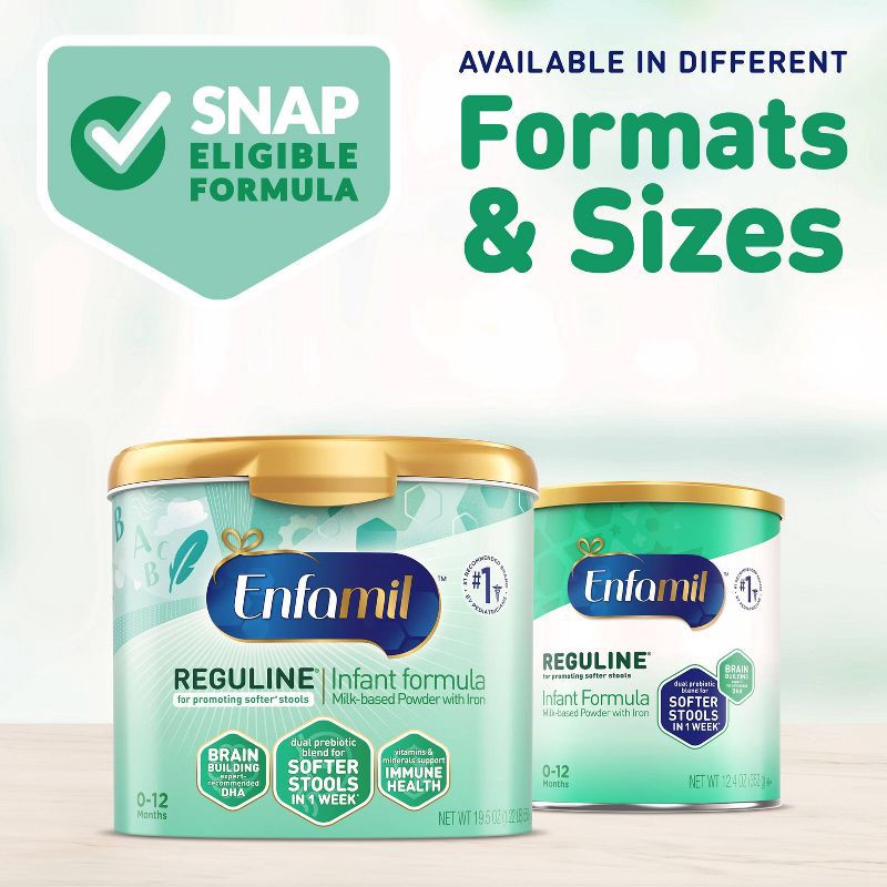 slide 8 of 12, Enfamil Reguline Powder Infant Formula - 12.4oz, 12.4 oz
