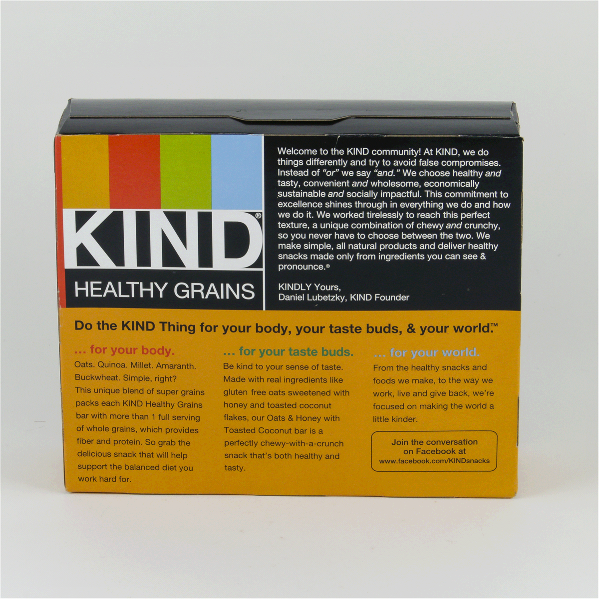slide 3 of 6, KIND Healthy Grains Oats & Honey, Gluten Free Granola Bars - 5ct, 5 ct