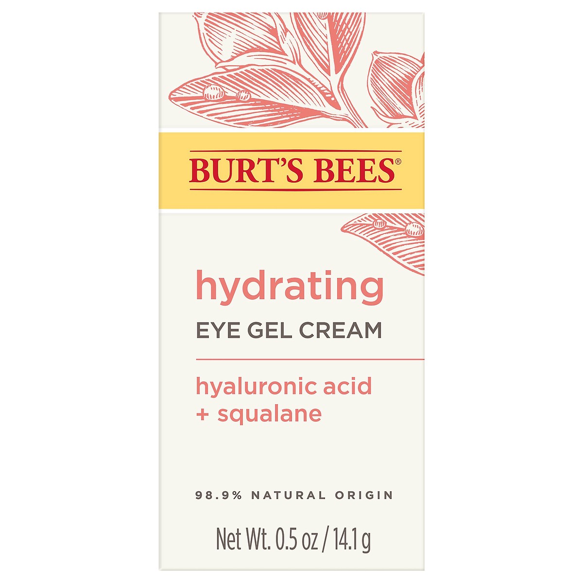 slide 1 of 22, Burt's Bees Hydrating Eye Gel Cream, 0.5 oz