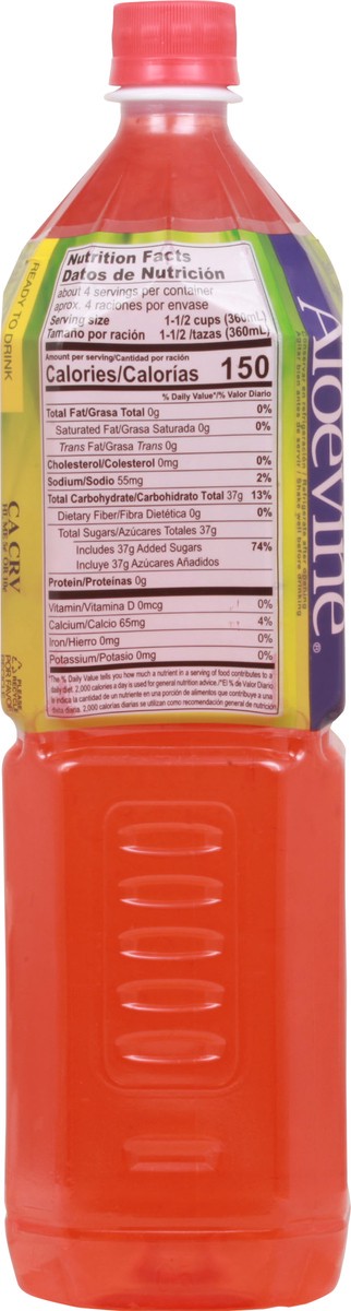 slide 9 of 10, Aloevine Refreshing Watermelon Aloe Vera Drink 50.7 fl oz, 50.7 fl oz