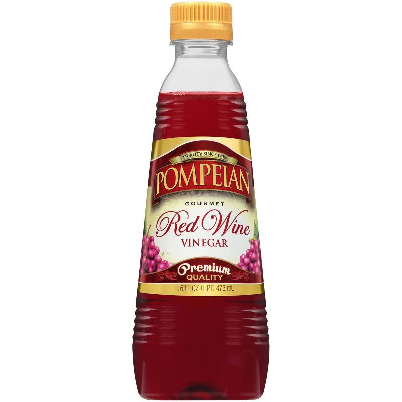 slide 1 of 8, Pompeian Red Wine Vinegar - 16 fl oz, 16 fl oz