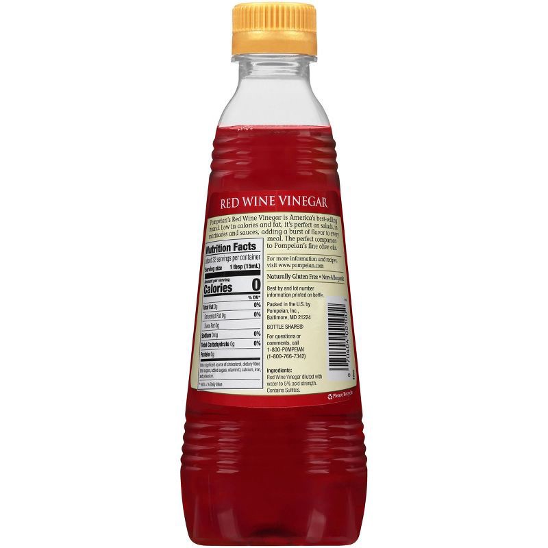 slide 6 of 8, Pompeian Red Wine Vinegar - 16 fl oz, 16 fl oz