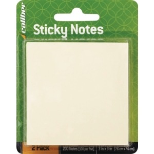 slide 1 of 1, CVS Health Caliber Sticky Note Pads, 1 ct