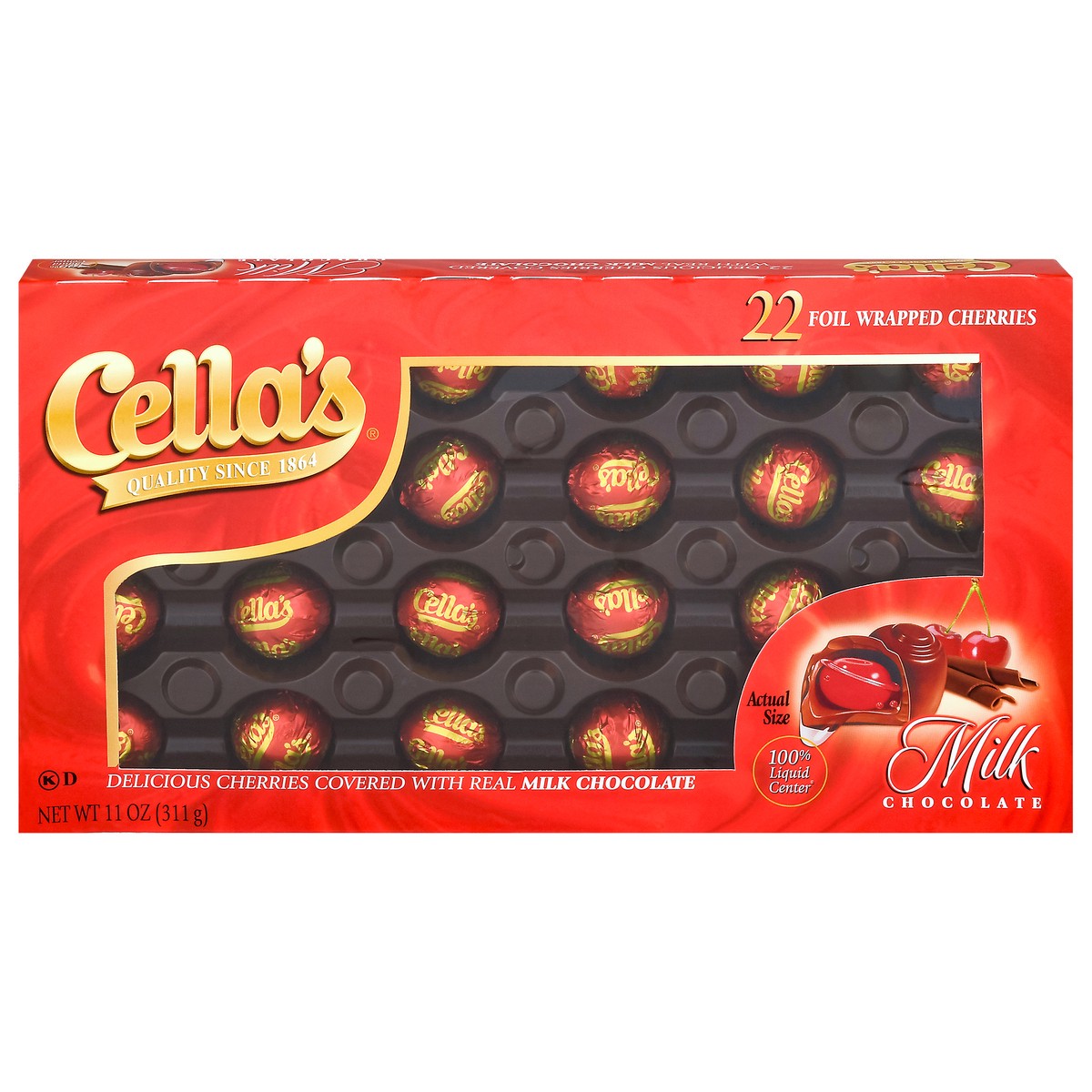 slide 1 of 12, Cella's Cherries Milk Chocolate 22 Cherries 22 ea, 22 ct