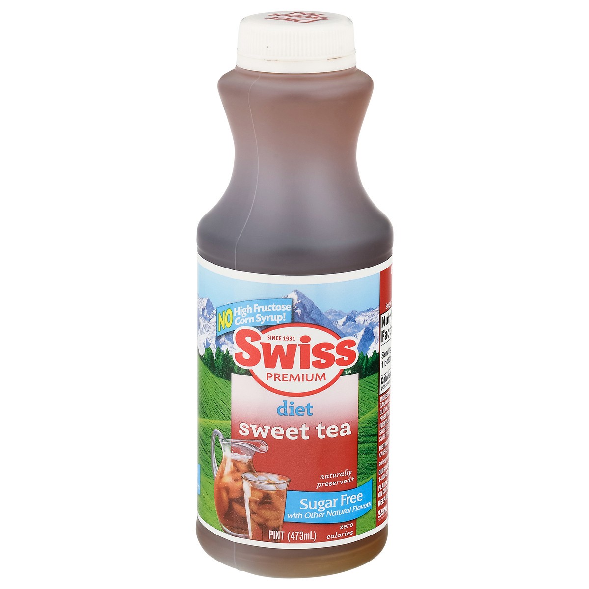 slide 1 of 14, Swiss Premium Diet Sweet Tea - 1 pint - 1 pint, 1 pint