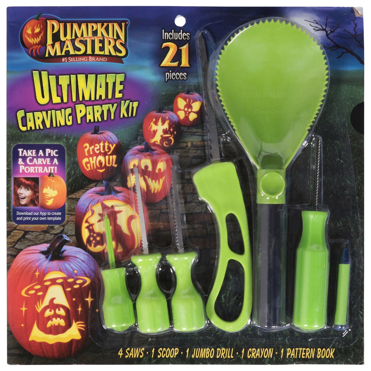 slide 1 of 9, Pumpkin Masters Ultimate Carving Party Kit 21 Pieces 1 ea, 1 ct