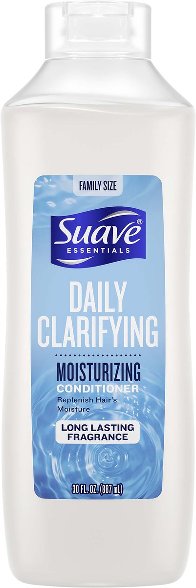 slide 2 of 3, Suave Essentials Anti Residue Conditioner Daily Clarifying, 30 oz, 30 oz