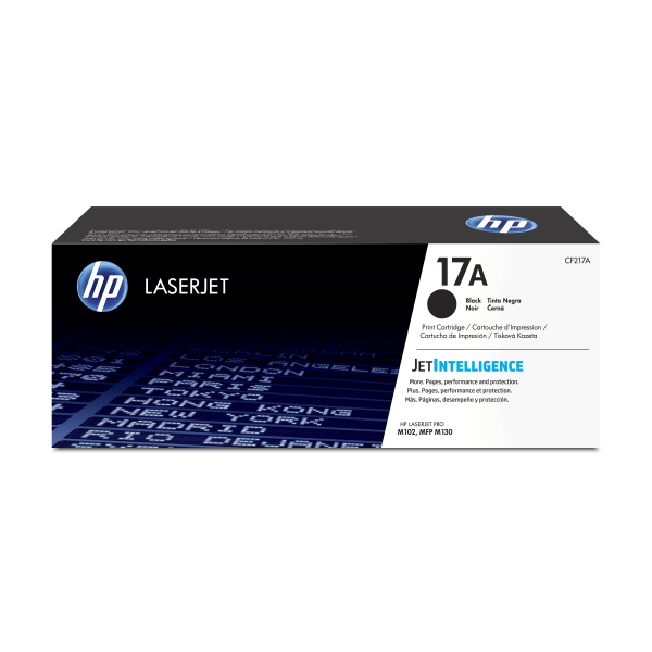 slide 1 of 1, HP Laserjet 17A High-Yield Black Toner Cartridge (Cf217A), 1 ct