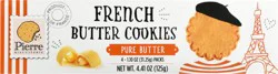 Pierre Biscuiterie Pure Butter French Butter Cookies 4 - 1.10 oz Packs