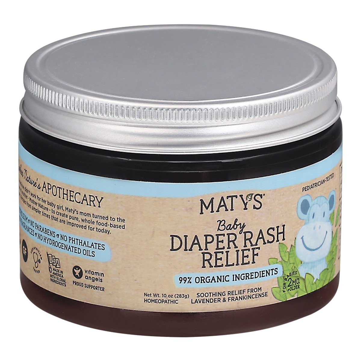 slide 2 of 12, Maty's 2 Month + Older Baby Diaper Rash Relief 10 oz, 10 oz