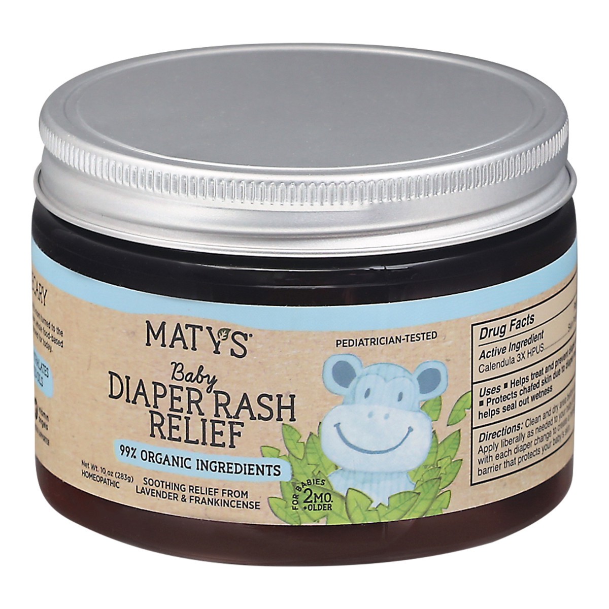 slide 3 of 12, Maty's 2 Month + Older Baby Diaper Rash Relief 10 oz, 10 oz