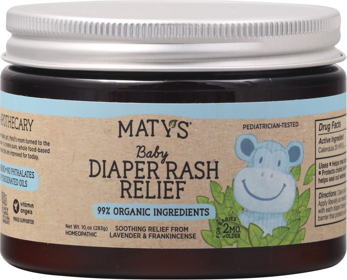 slide 4 of 12, Maty's 2 Month + Older Baby Diaper Rash Relief 10 oz, 10 oz