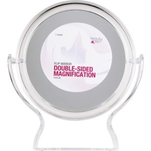 slide 1 of 1, Beauty 360 Double-Sided Magnification Flip Mirror, 1 ct