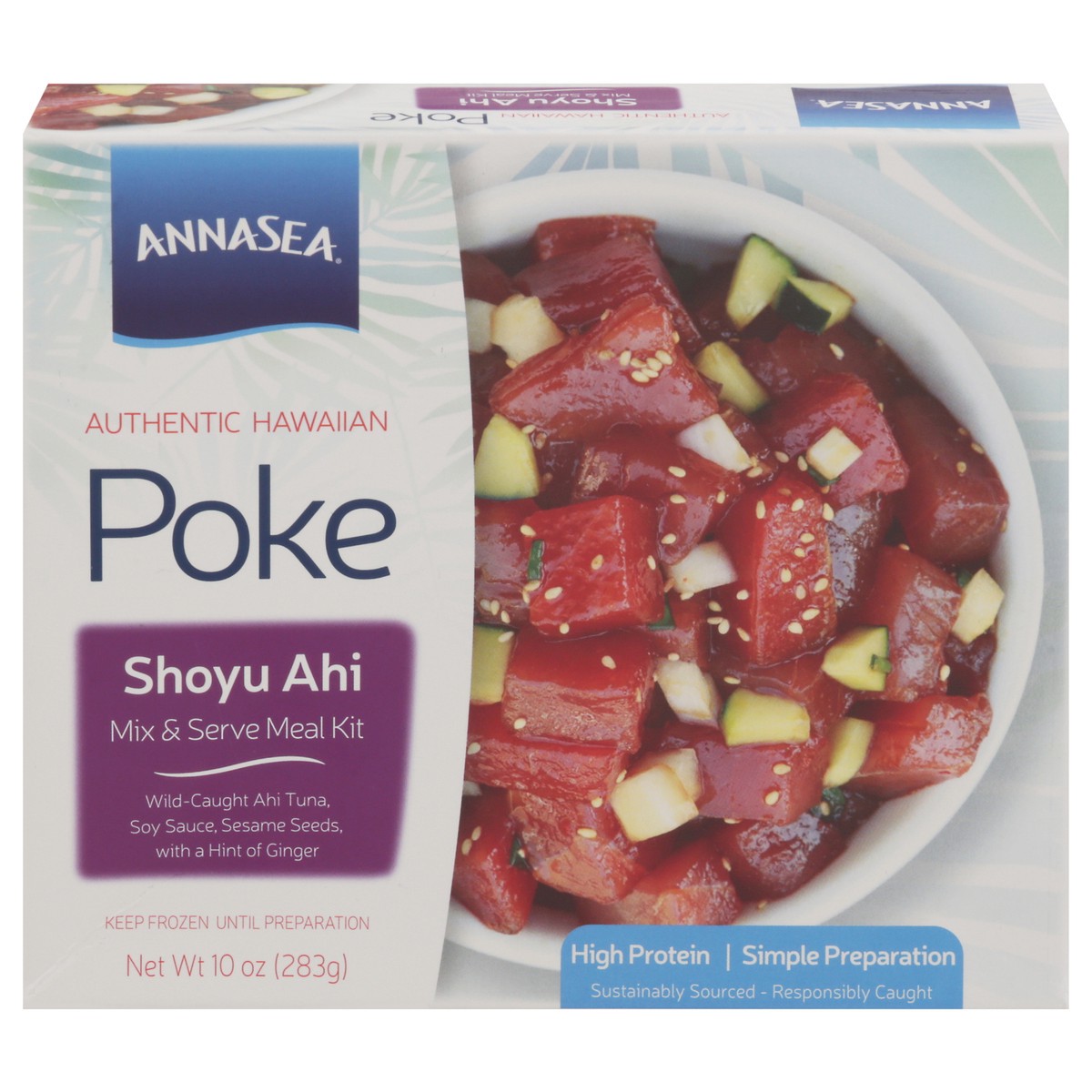 slide 1 of 13, Annasea Authentic Hawaiian Shoyu Ahi Poke Meal Kit 10 oz, 10 oz