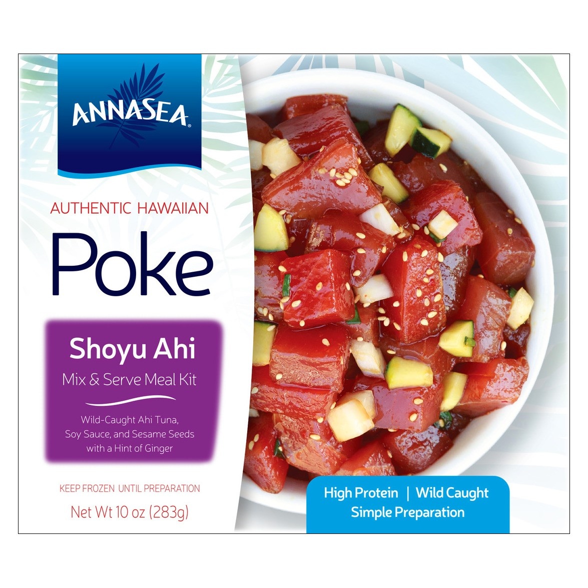 slide 1 of 1, AnnaSea Hawaiian Style Shoyu Ahi Poke Bowl, 10 oz