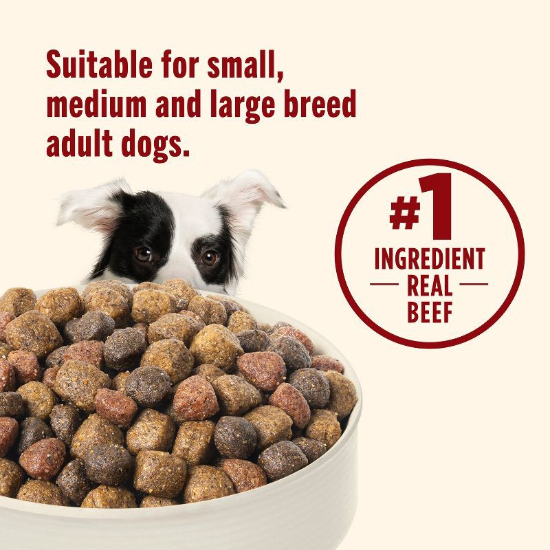 slide 5 of 10, Nutrish Whole Health Blend Real Beef, Pea & Brown Rice Recipe Dry Dog Food - 28lbs, 28 lb