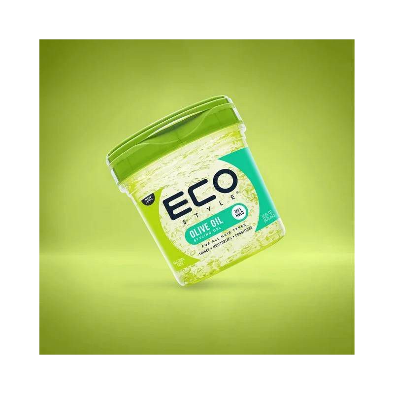 slide 3 of 5, ECO STYLE Professional Olive Styling Gel - 16 fl oz, 16 fl oz