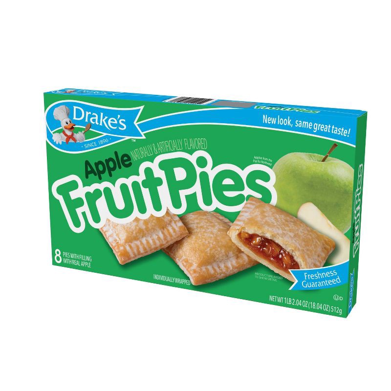 slide 3 of 4, Drake's Apple Fruit Pies - 18.04oz/8ct, 18.04 oz, 8 ct