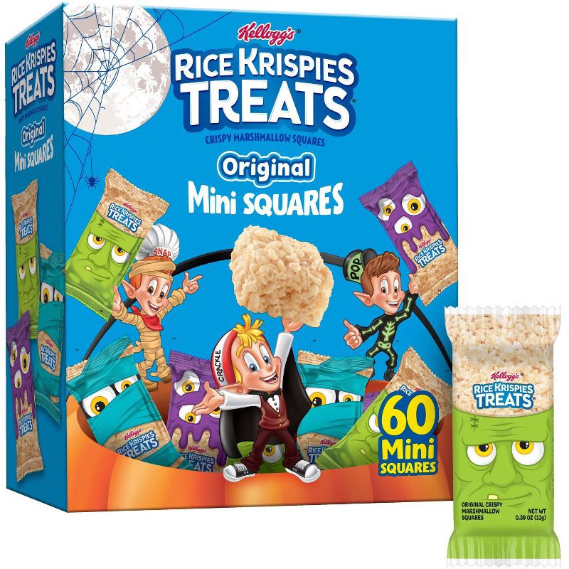 slide 1 of 7, Rice Krispies Treats Mini Marshmallow Squares - 23.2oz/60ct, 23.2 oz, 60 ct