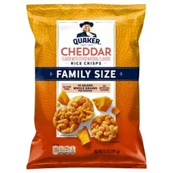 Quaker Rice Crisps Cheddar 8.5 Oz