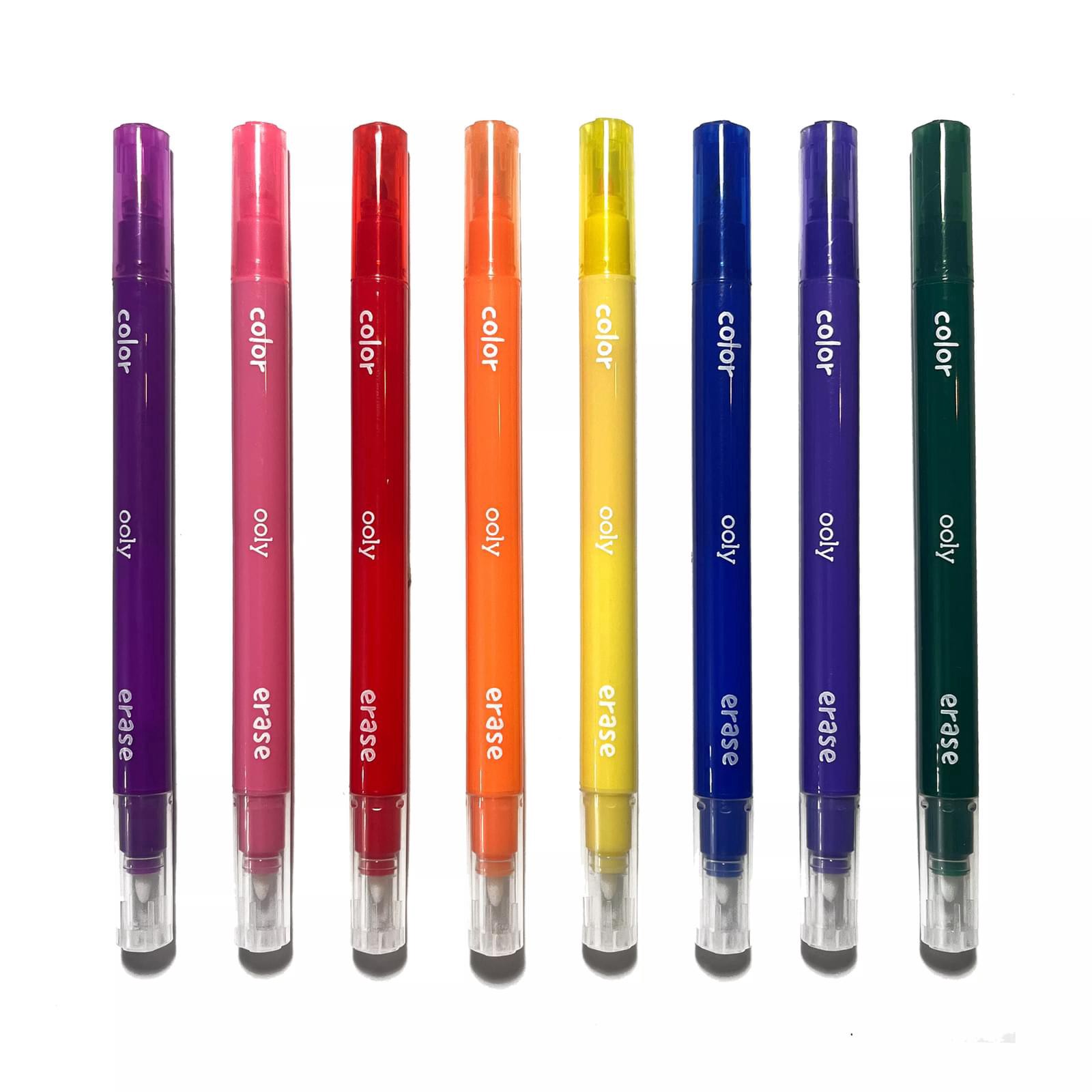 slide 2 of 4, Ooly Double-Ended Erasable Markers, 8ct., 8 ct