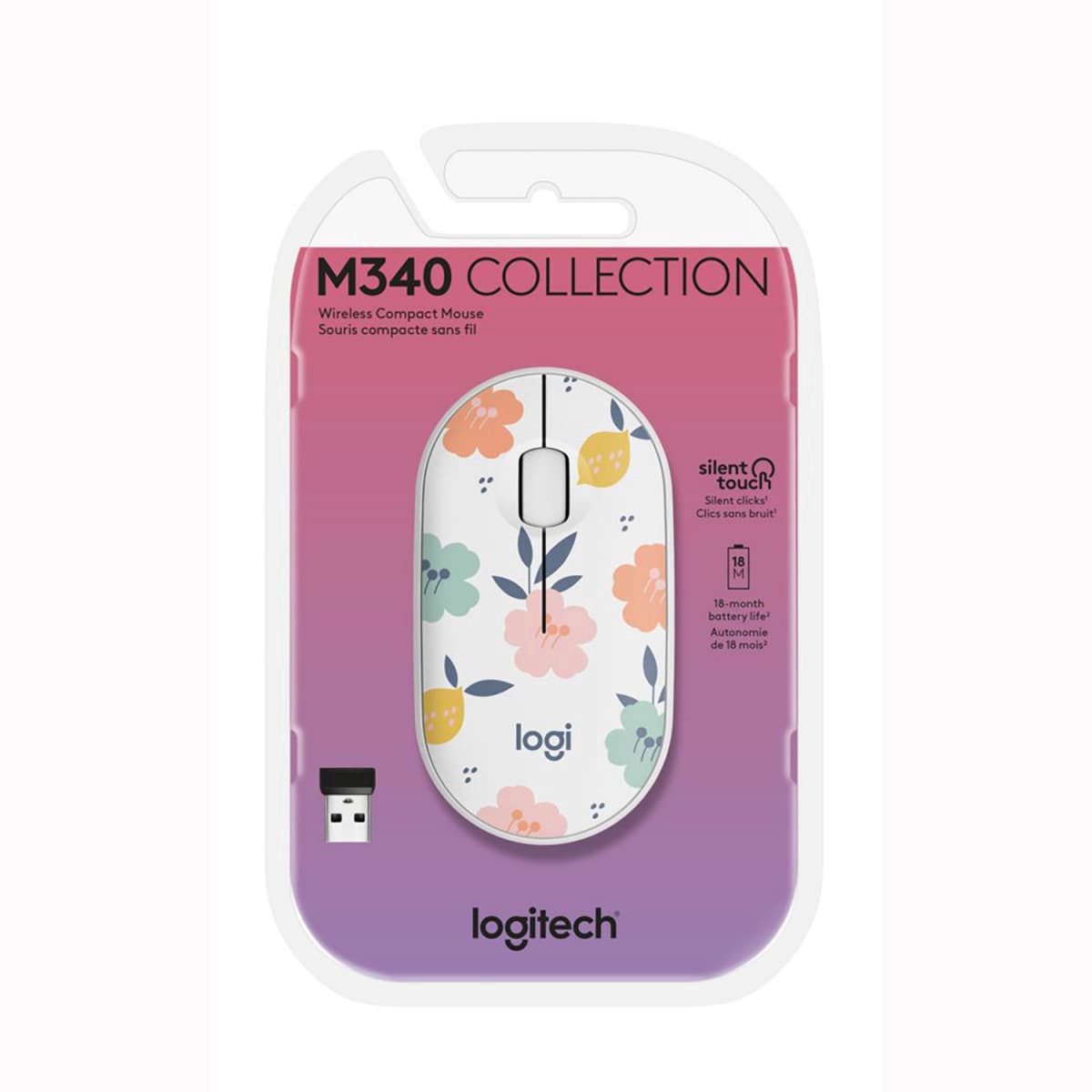 slide 1 of 1, M340 Collection Floral Bouquet Mouse, 1 ct