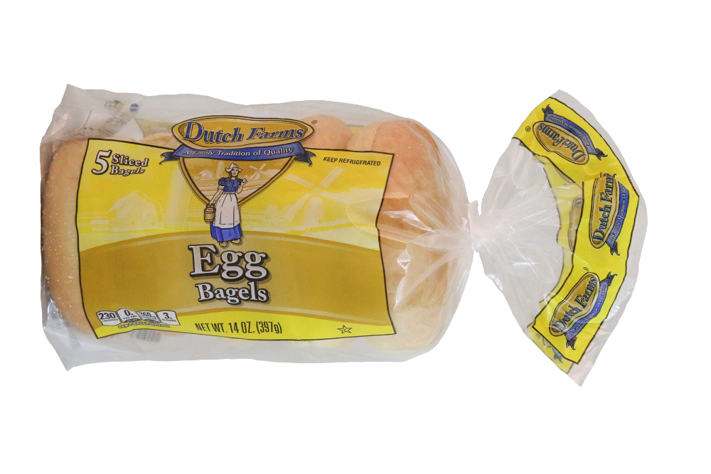 slide 1 of 1, Dutch Farms Egg Bagels, 5 ct; 14 oz