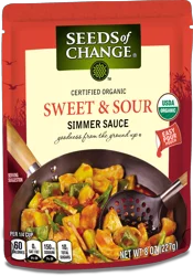 Seeds of Change Sweet & Sour Simmer Sauce, 8.0 oz.