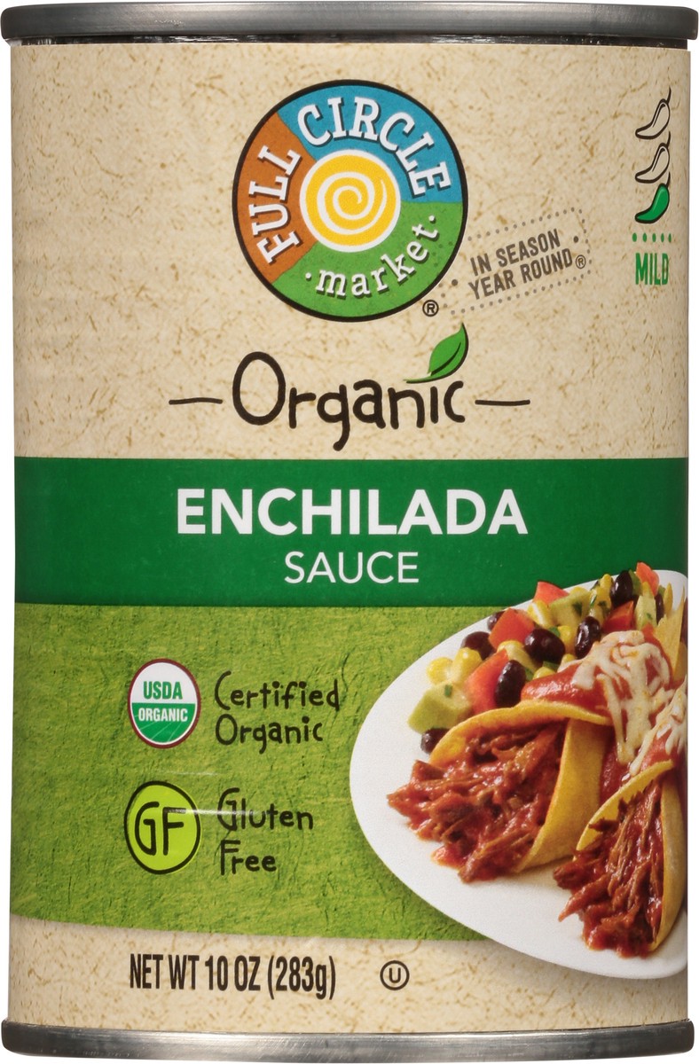 slide 8 of 18, Full Circle Market Organic Mild Enchilada Sauce 10 oz, 10 oz