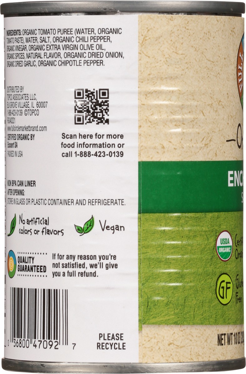 slide 7 of 18, Full Circle Market Organic Mild Enchilada Sauce 10 oz, 10 oz