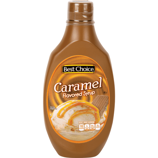 slide 1 of 1, Best Choice Caramel Flavored Syrup, 22 oz