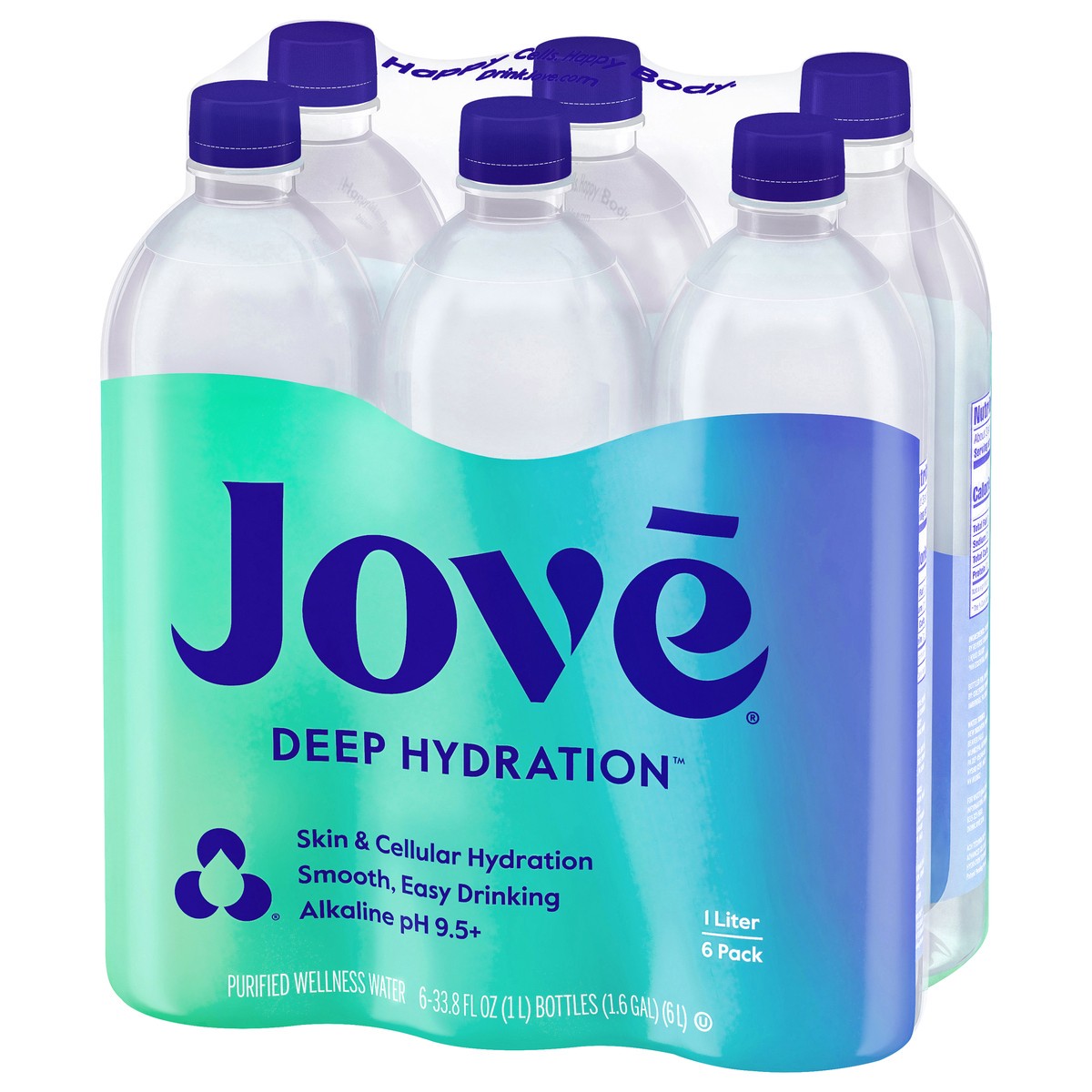 slide 5 of 9, Jove Deep Hydration Water - 202.8 oz, 6 ct; 1 liter
