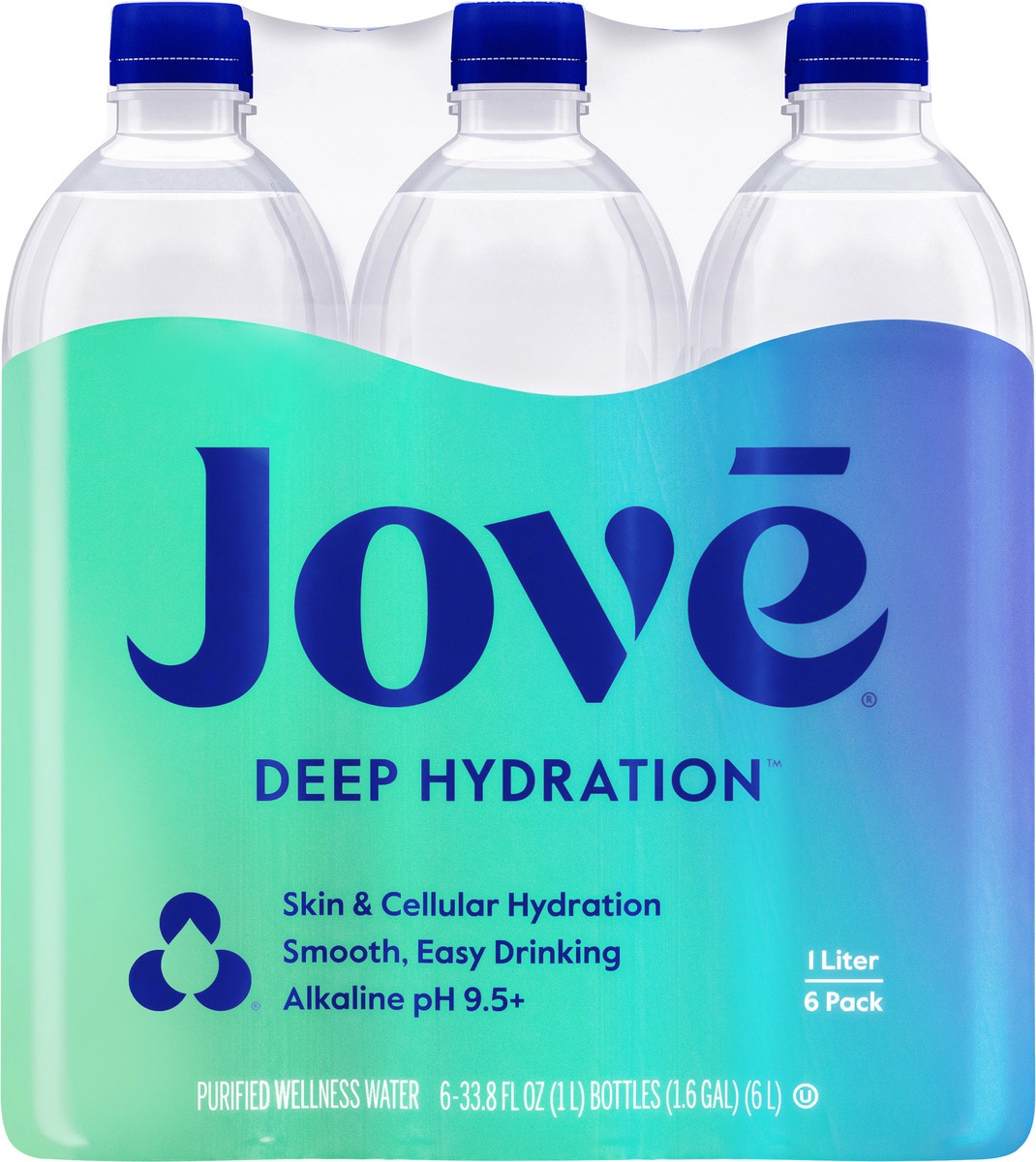 slide 2 of 9, Jove Deep Hydration Water - 202.8 oz, 6 ct; 1 liter