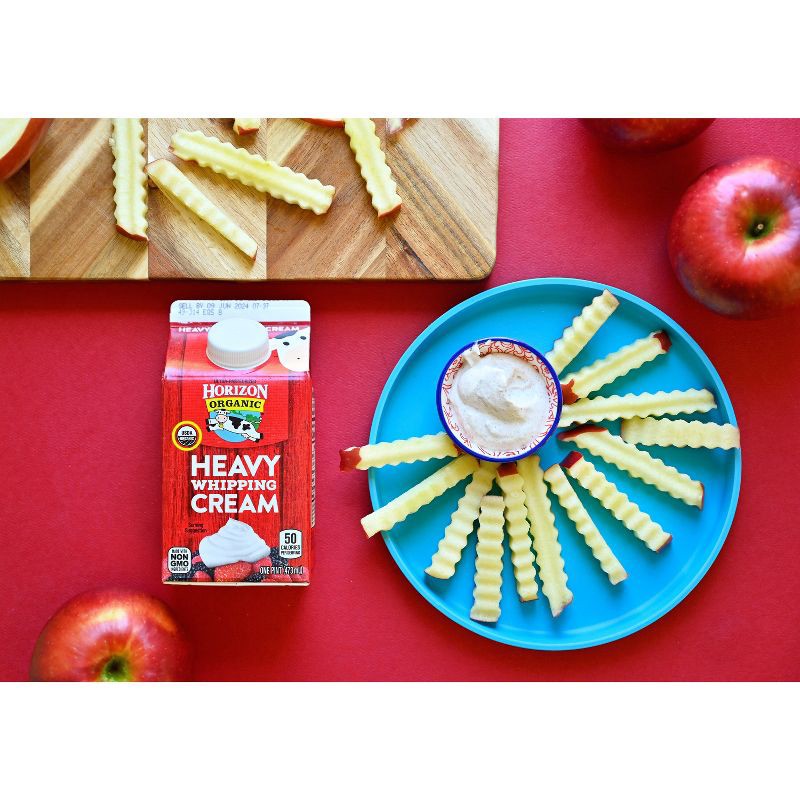 slide 6 of 7, Horizon Organic Heavy Whipping Cream - 16 fl oz (1pt), 16 fl oz, 1 pint