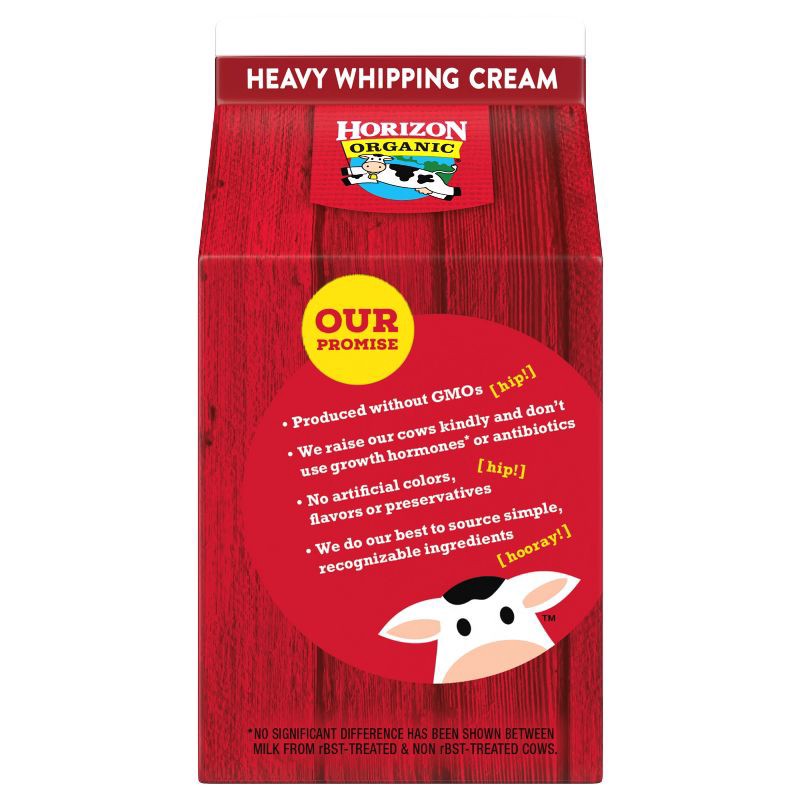 slide 7 of 7, Horizon Organic Heavy Whipping Cream - 16 fl oz (1pt), 16 fl oz, 1 pint