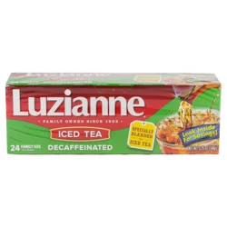 Luzianne Decaffeinated Iced Tea Family Size 24 Tea Bags