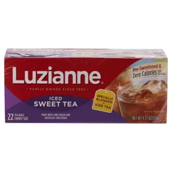 Luzianne Sweet Tea Family Size 22 Tea Bags