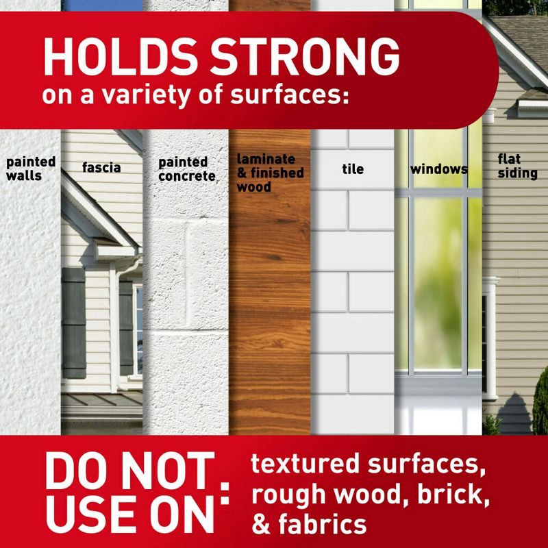 slide 6 of 14, Command Damage-Free Hanging Outdoor Light Clips with Adhesive Strips, 1 ct