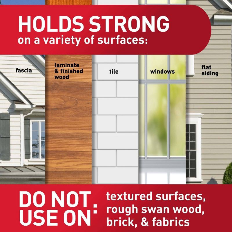 slide 5 of 13, Command Damage-Free Hanging Outdoor Light Clips with Adhesive Strips, 1 ct