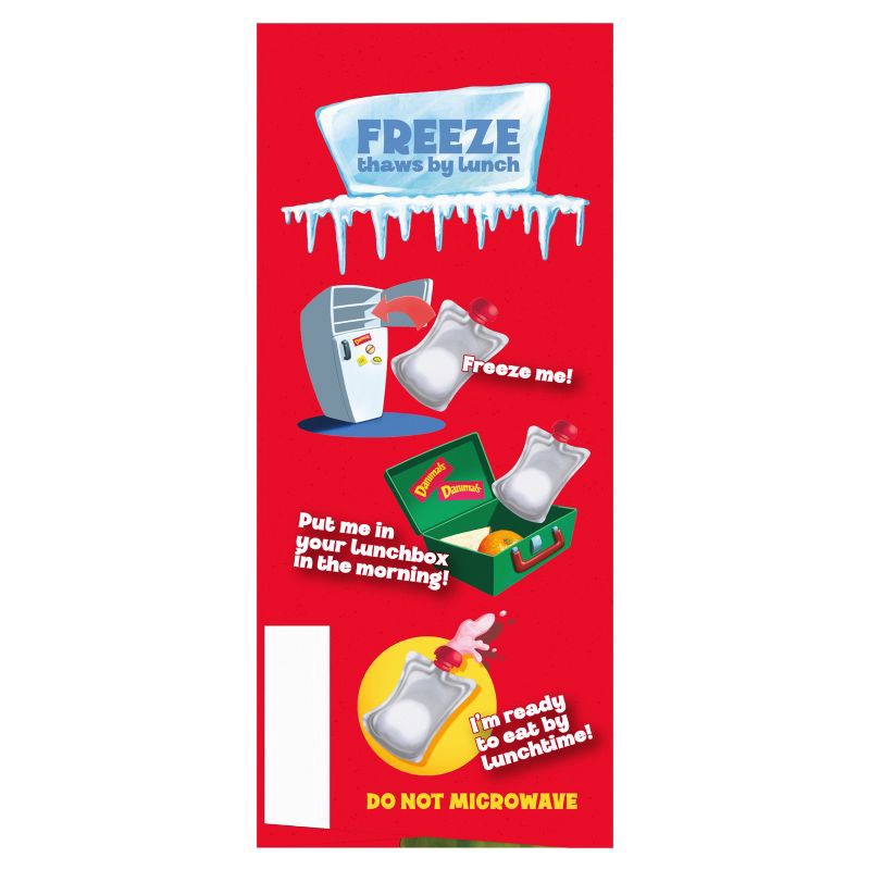 slide 12 of 12, Danimals Strawberry Kids' Squeezable Yogurt - 4ct/3.5oz Pouches, 4 ct; 3.5 oz