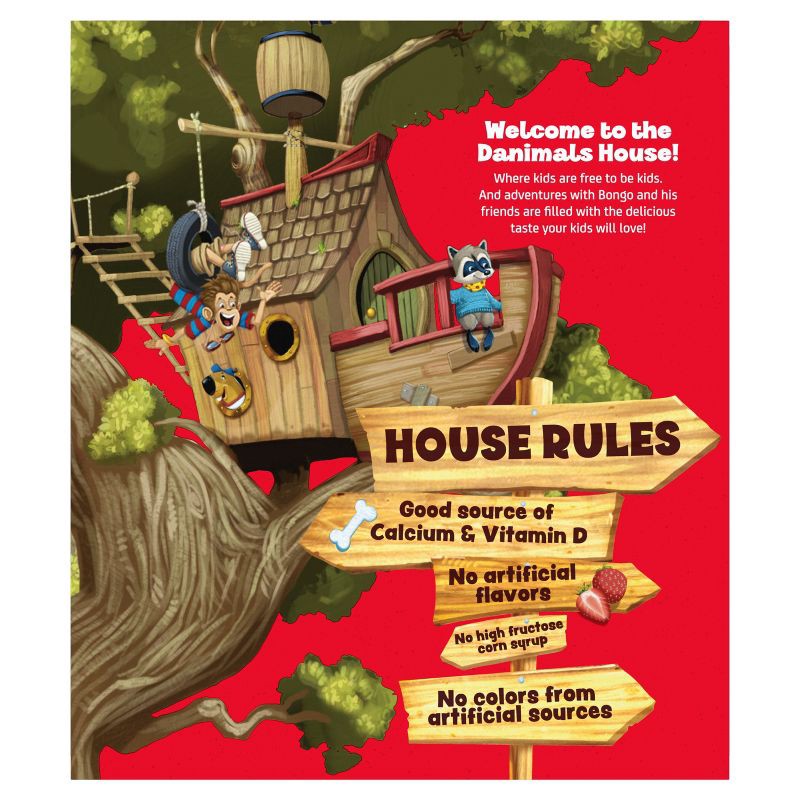 slide 11 of 12, Danimals Strawberry Kids' Squeezable Yogurt - 4ct/3.5oz Pouches, 4 ct; 3.5 oz