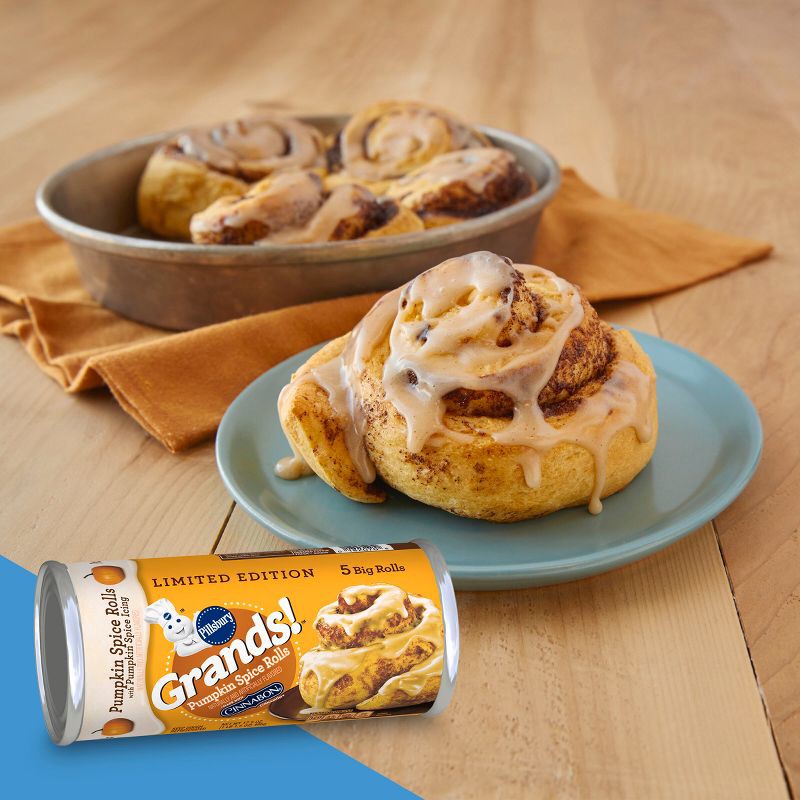 slide 7 of 7, Pillsbury Grands! Pumpkin Spice Rolls - 17.5oz/5ct, 5 ct; 17.5 oz