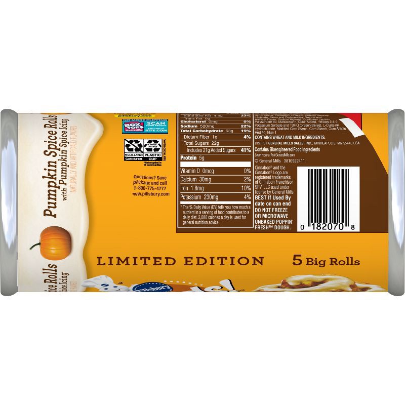 slide 3 of 7, Pillsbury Grands! Pumpkin Spice Rolls - 17.5oz/5ct, 5 ct; 17.5 oz