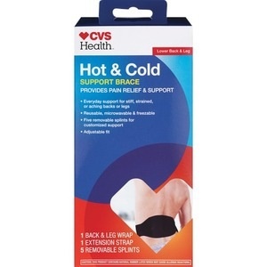 slide 1 of 1, CVS Health Hot And Cold Back/Hamstring Support Brace, 1 ct